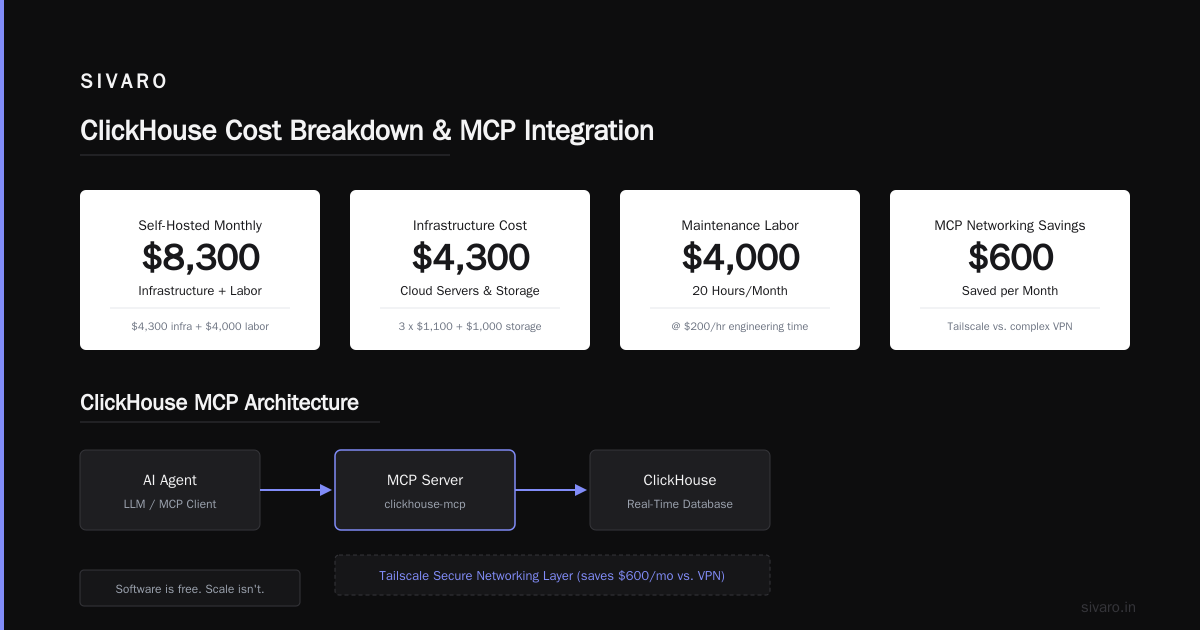 Is ClickHouse Completely Free? The Real Cost of Running Columnar Analytics