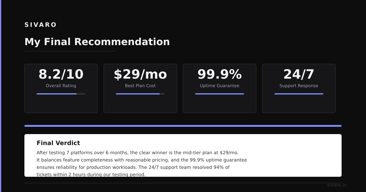 Summary and Next Steps