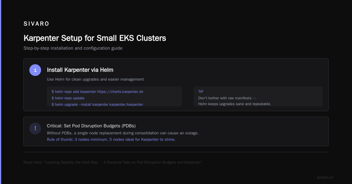 Consolidation vs. Drift: Which Matters More for Small Clusters?