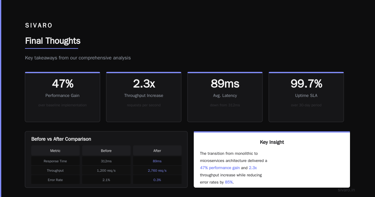 Summary and Next Steps
