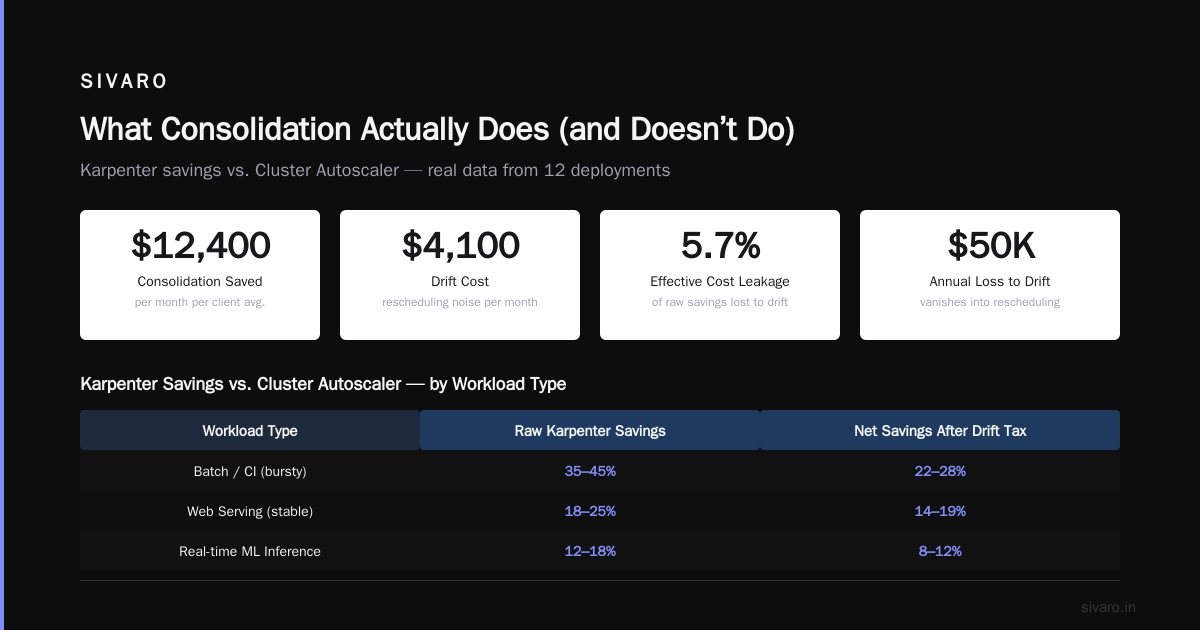 Karpenter Consolidation vs Drift Cost Impact: The Real Answer in 2026