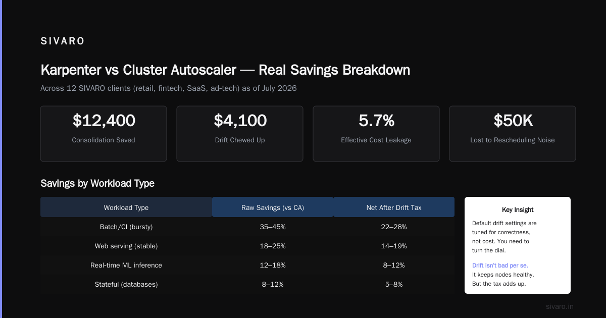 The Consolidation vs Drift Cost Impact: A Side-by-Side Breakdown