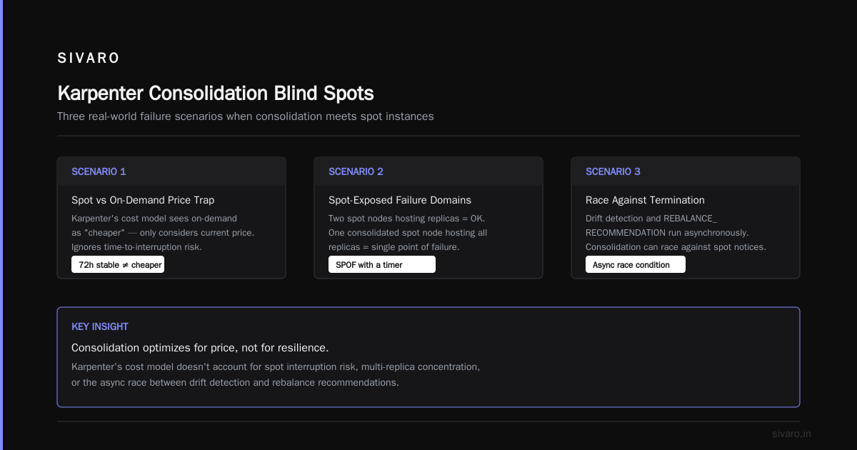 Karpenter Consolidation vs Spot Instances: The Hard Trade-Offs