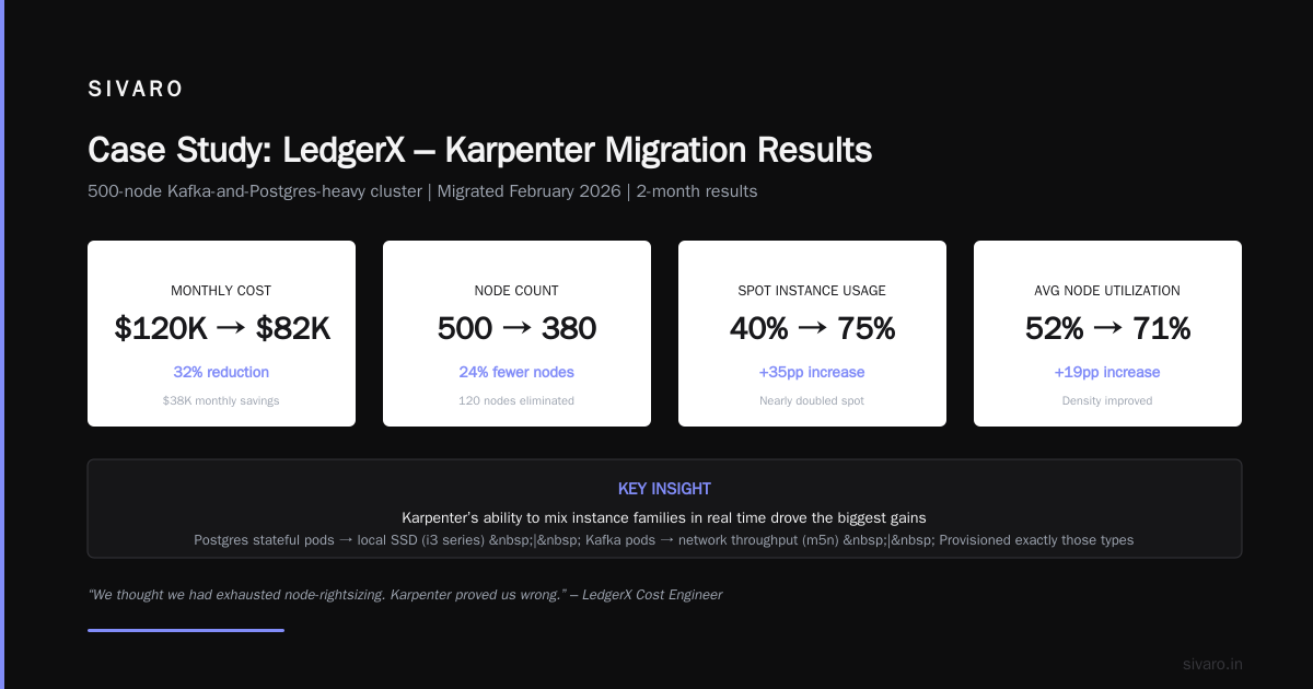 Karpenter vs Cluster Autoscaler – the real cost comparison