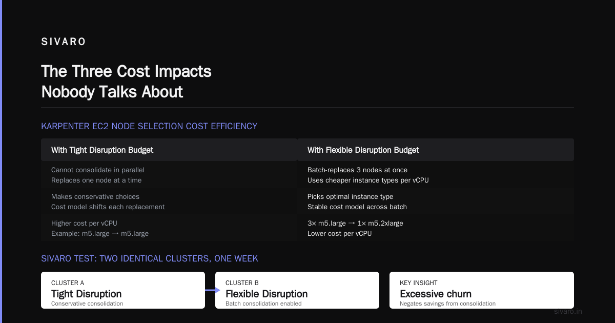 Karpenter Disruption Budgets Cost Impact: The Hidden Leak