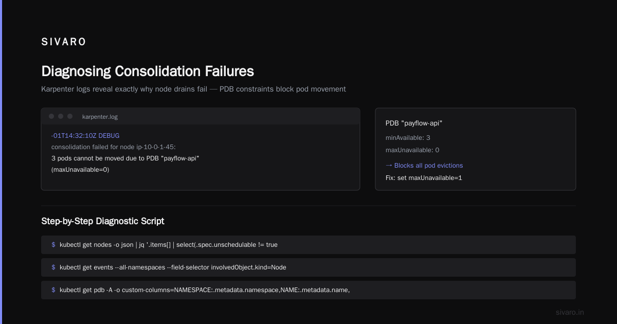 Real Cases: When Consolidation Refused to Work