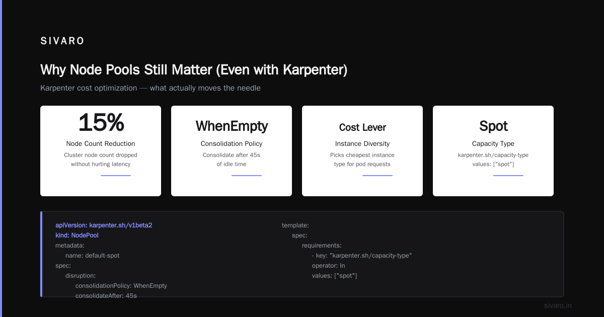 Karpenter Node Pool Optimization: The 2026 Playbook
