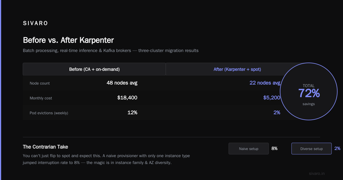 Karpenter Spot Instance Cost Savings: A 2026 Guide