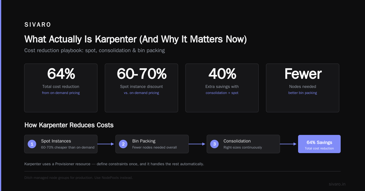 Karpenter Spot Instance Cost Savings Kubernetes: The No-BS Guide