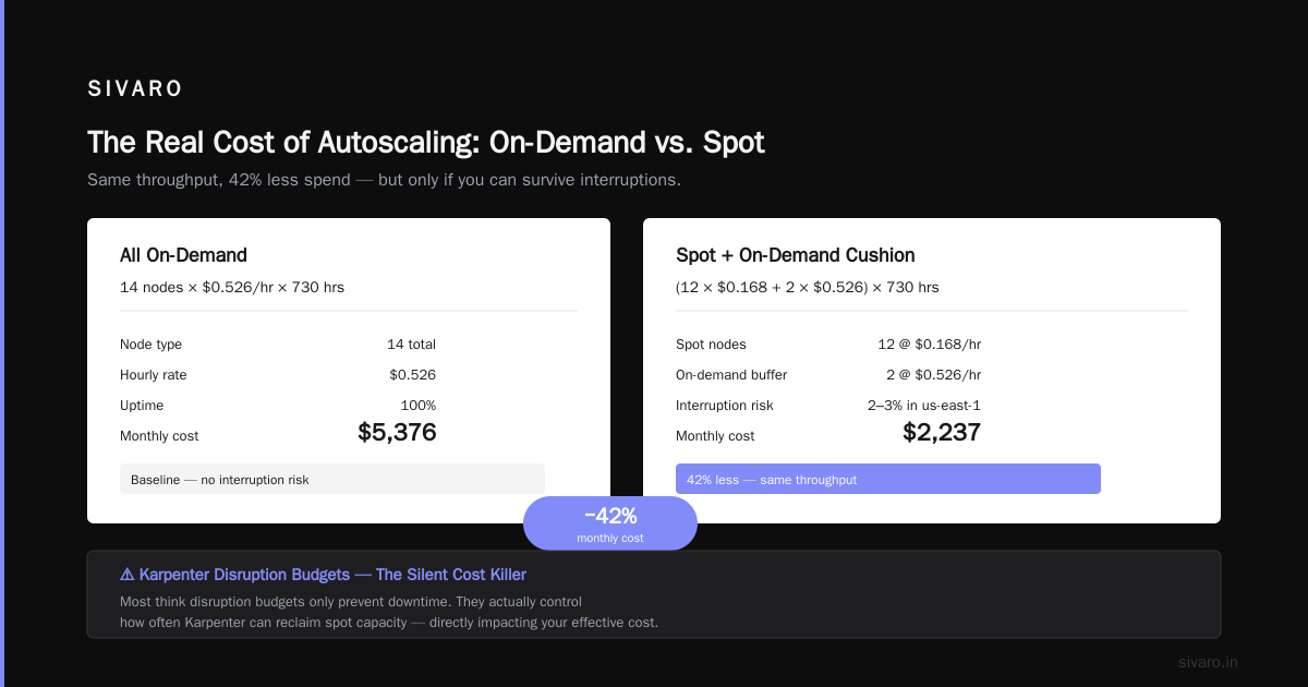 Karpenter vs Cluster Autoscaler Cost 2026: The Hard Numbers