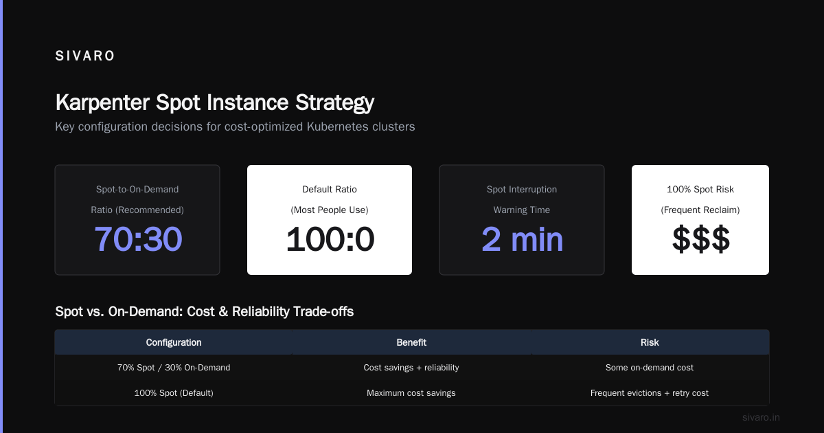 Karpenter vs Spot Instances: The Real Cost Comparison