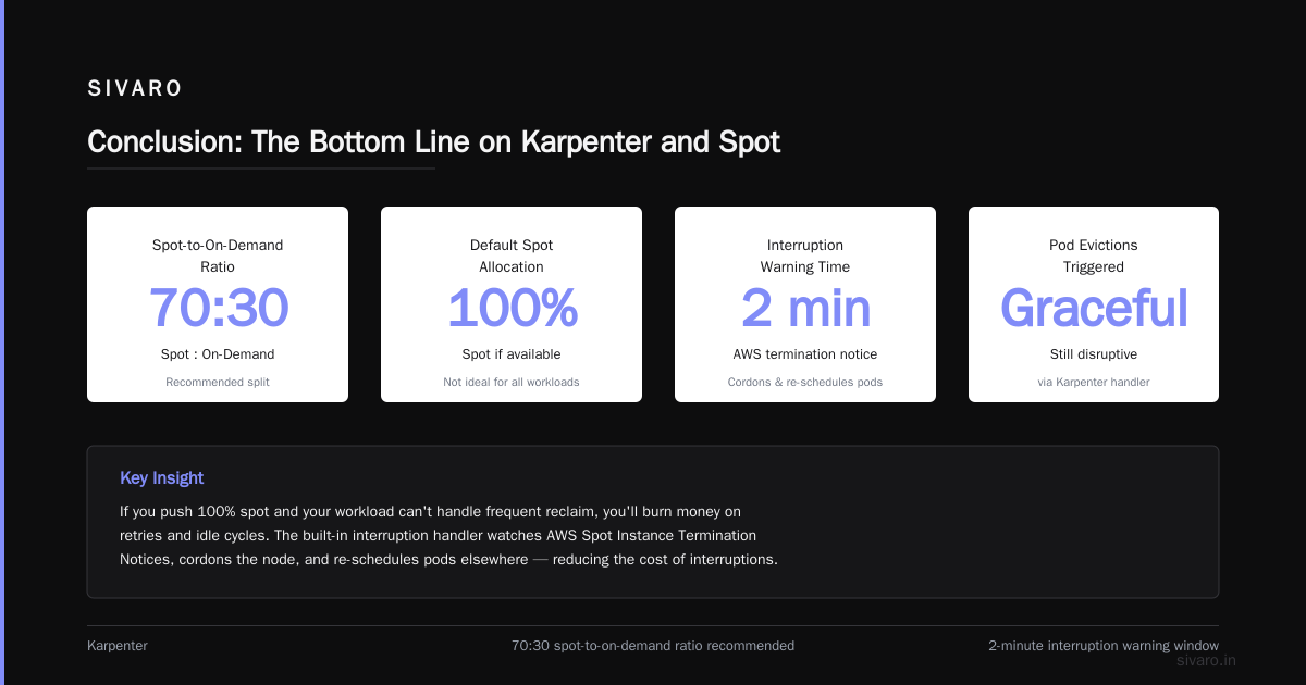 Conclusion: The Bottom Line on Karpenter and Spot