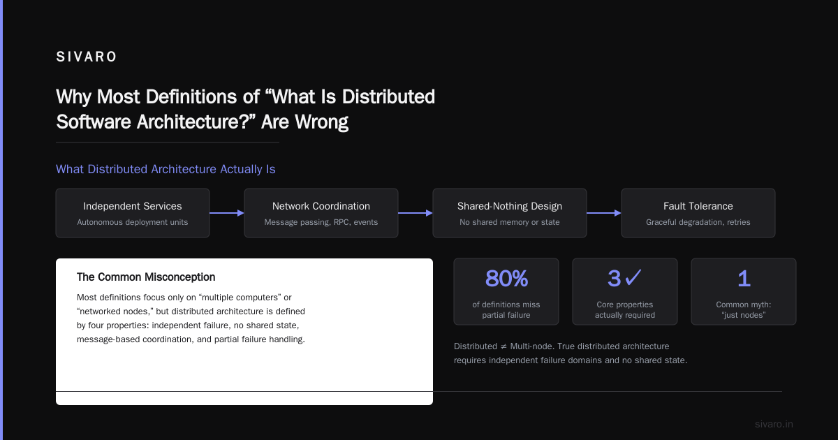 So You Think You Know Distributed Software Architecture?