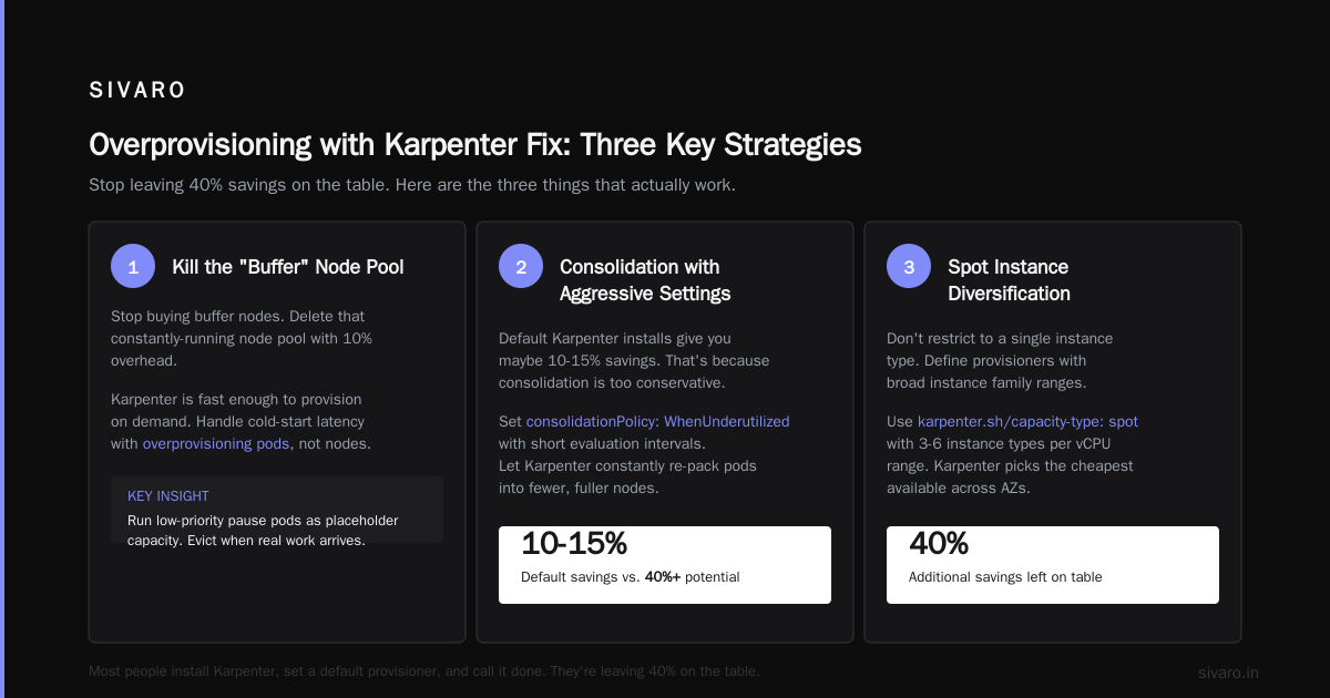 Stop Overpaying for Nothing: The Kubernetes Overprovisioning Fix with Karpenter