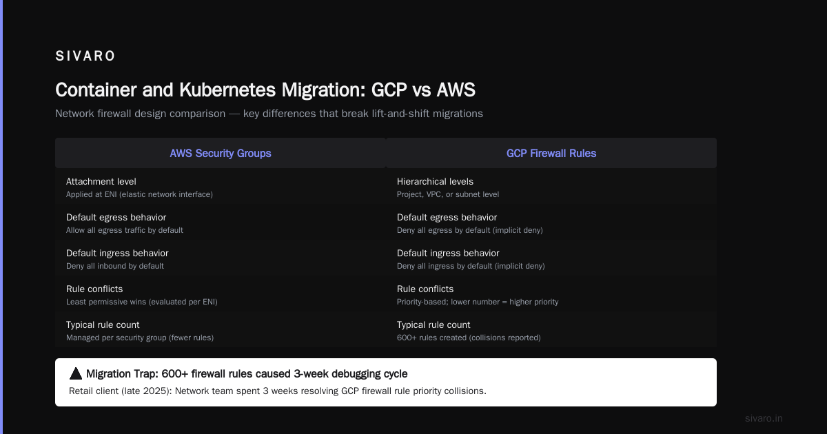 Container and Kubernetes Migration