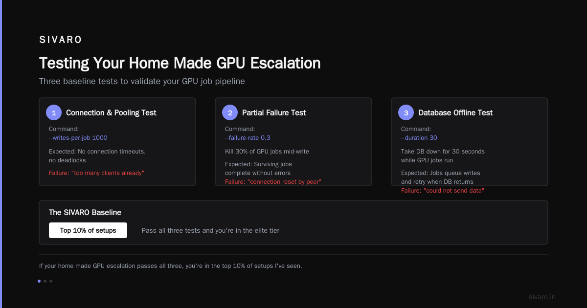 Testing Your Home Made GPU Escalation