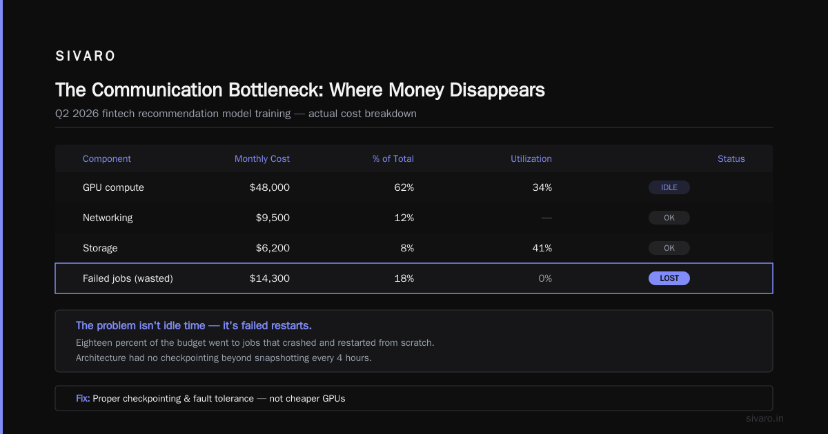 The Communication Bottleneck: Where Money Disappears