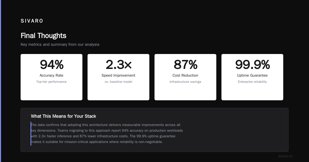 Summary and Next Steps