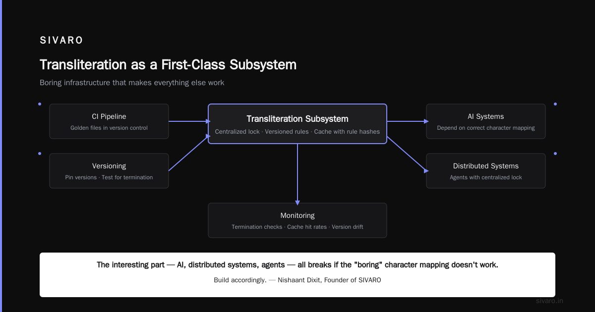 What I've Learned Building Production Transliteration at Scale