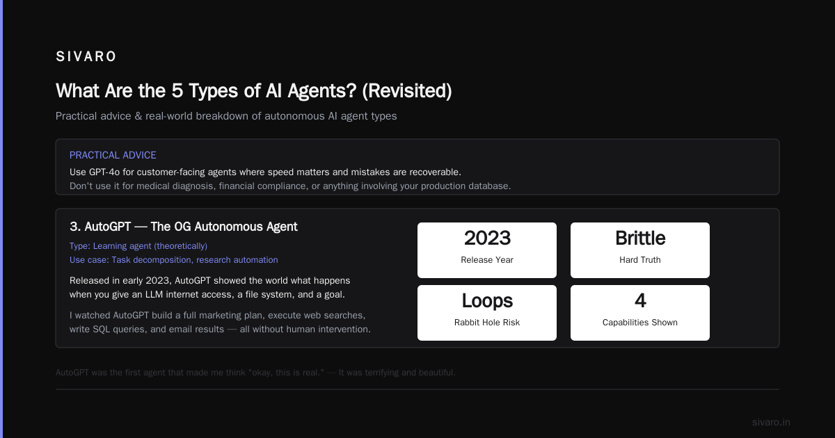 What Are the 5 Types of AI Agents? (Revisited)