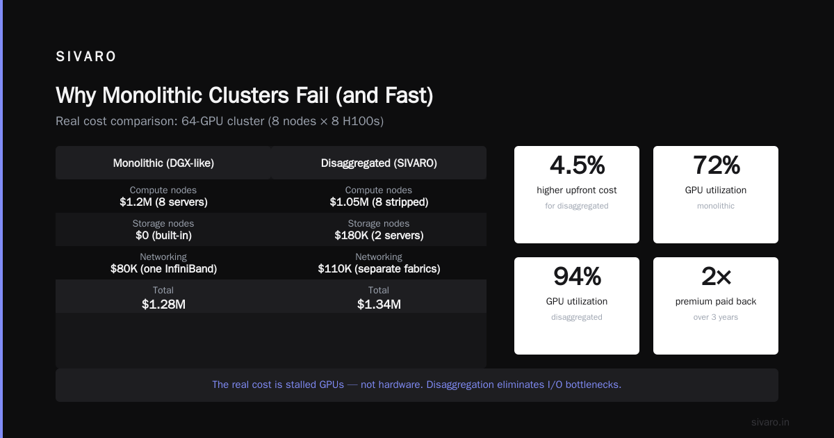 What Does It Mean to Be Disaggregated? – GPU Cluster Guide