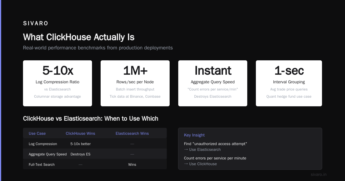 What Is ClickHouse Used For? A Practitioner's Guide to Real-Time Analytics at Scale