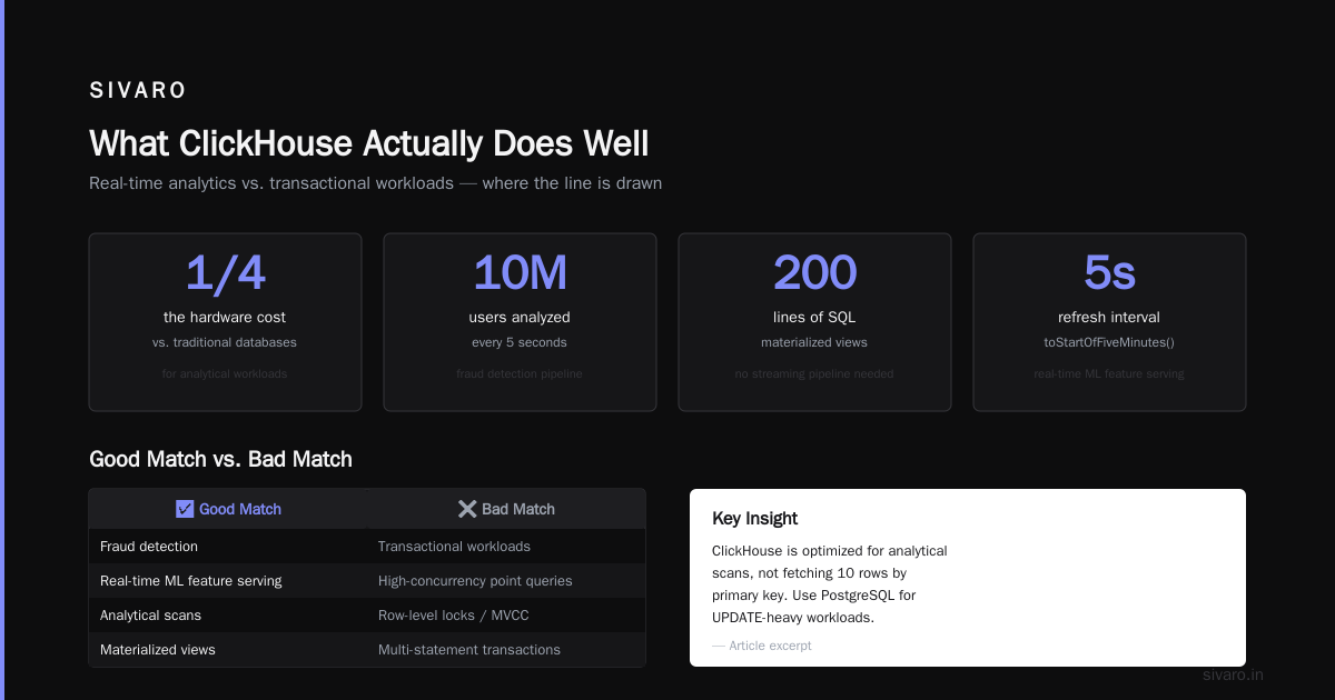 What Is ClickHouse Used For? The Real Answer From a Builder