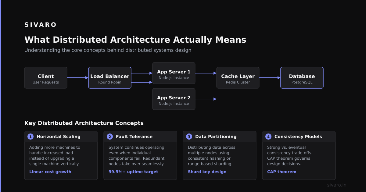 What Is Distributed Software Architecture? A Practitioner’s Guide