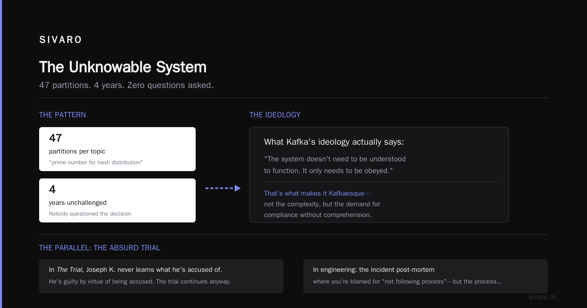 How Kafka's Ideology Manifests in Modern Systems (2026 Edition)