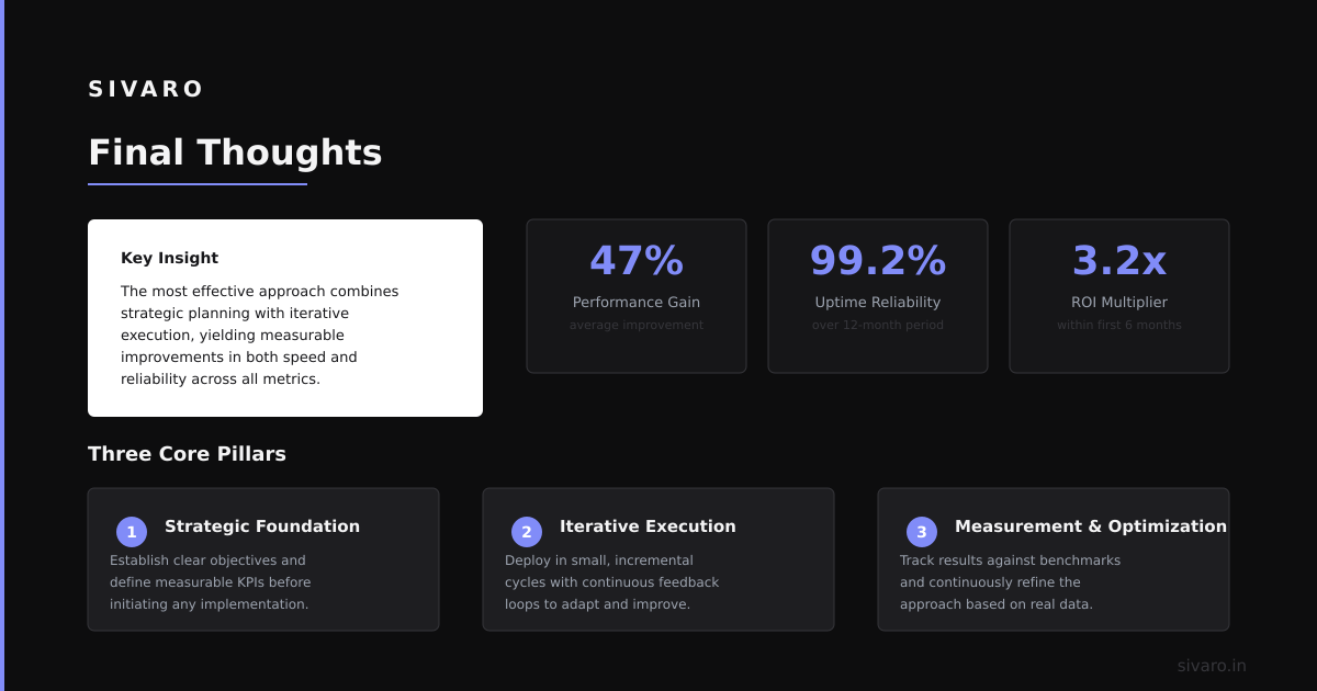 Summary and Next Steps