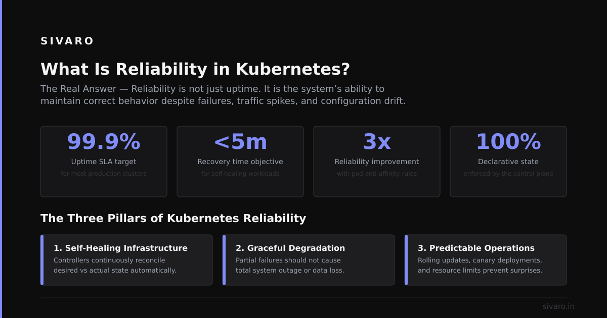 What Is Reliability in Kubernetes? (The Real Answer)