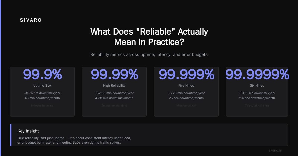 What Is Reliability in Kubernetes? A Practitioner's Guide