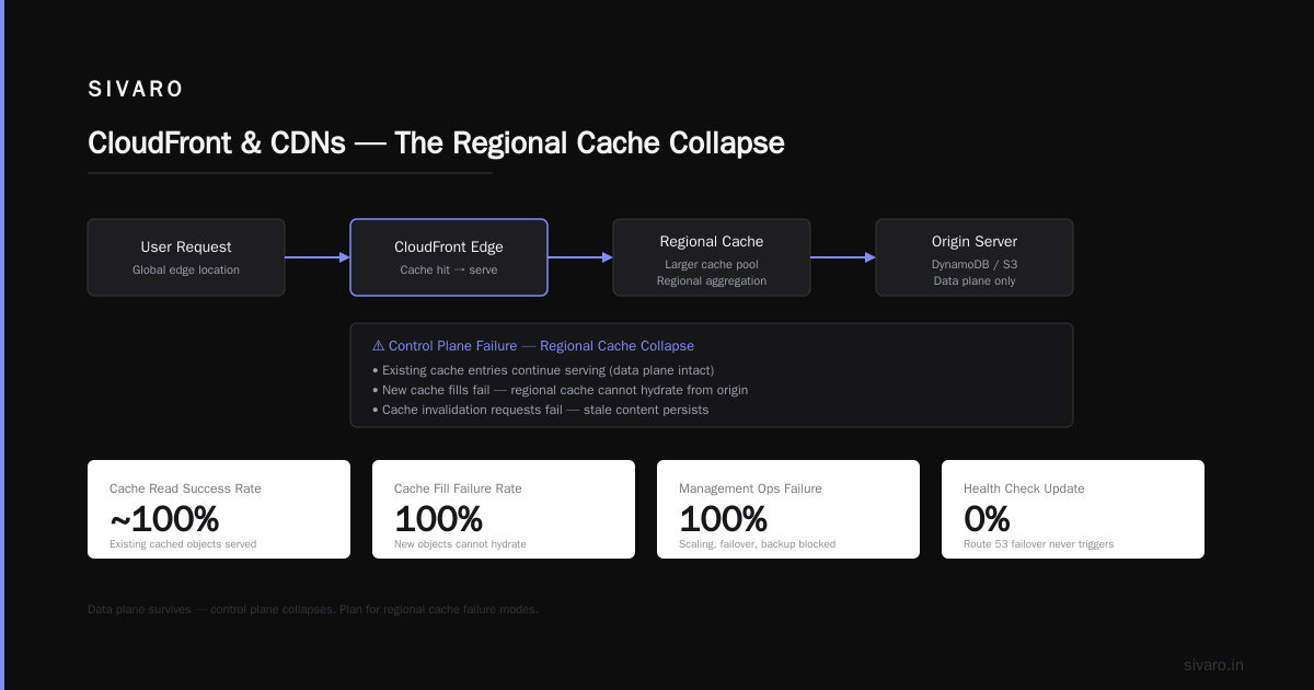 CloudFront and CDNs — The Regional Cache Collapse