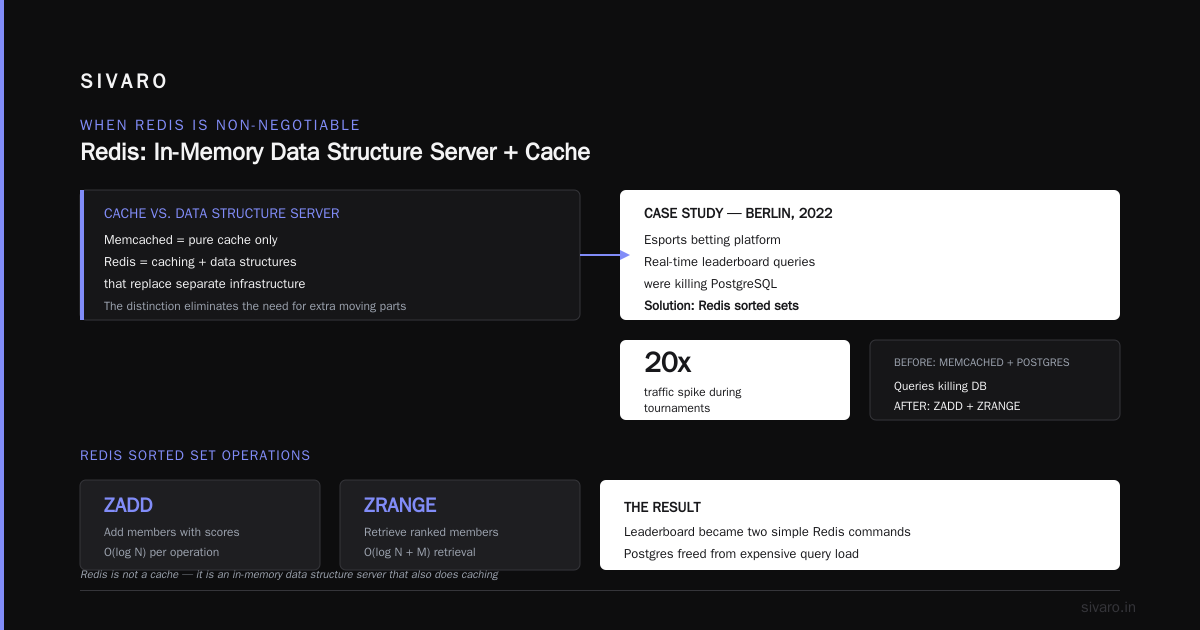 When to Use Redis vs Memcached for Caching